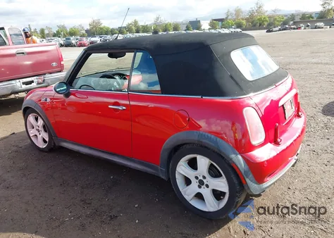 2005 Mini Cooper S z USA, uszkodzony, nr VIN WMWRH33445TF80455